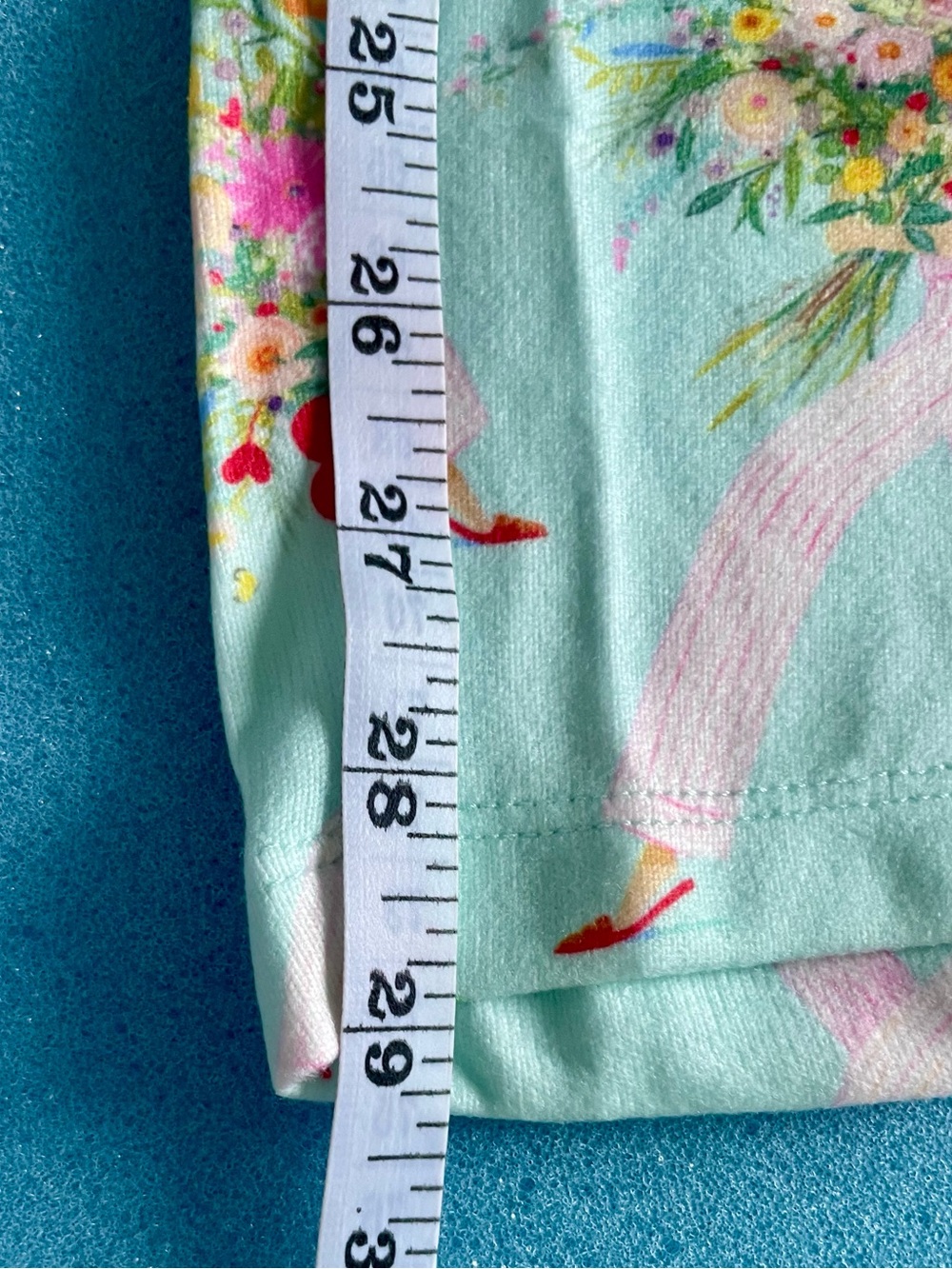 P.J. Salvage x Adrian Valencia Pajama Set NWT 🌸 Bright Mint 1X - Picture 15 of 15